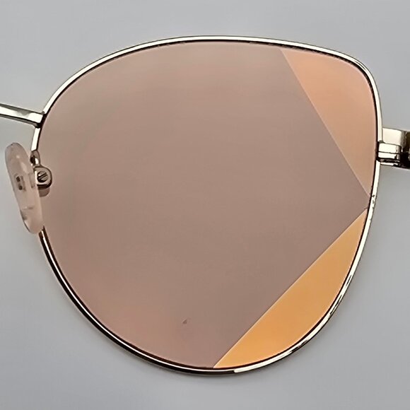 Victoria Secret VS0020 28F Gold Frame Light Gold Mirror Lens Cat Eye Sunglasses main image 12